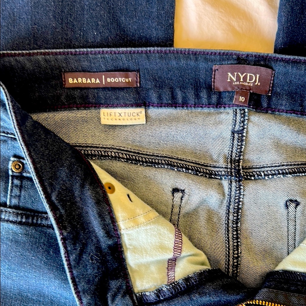 NYDJ Blue Bootcut Jeans with Classic Indigo Wash